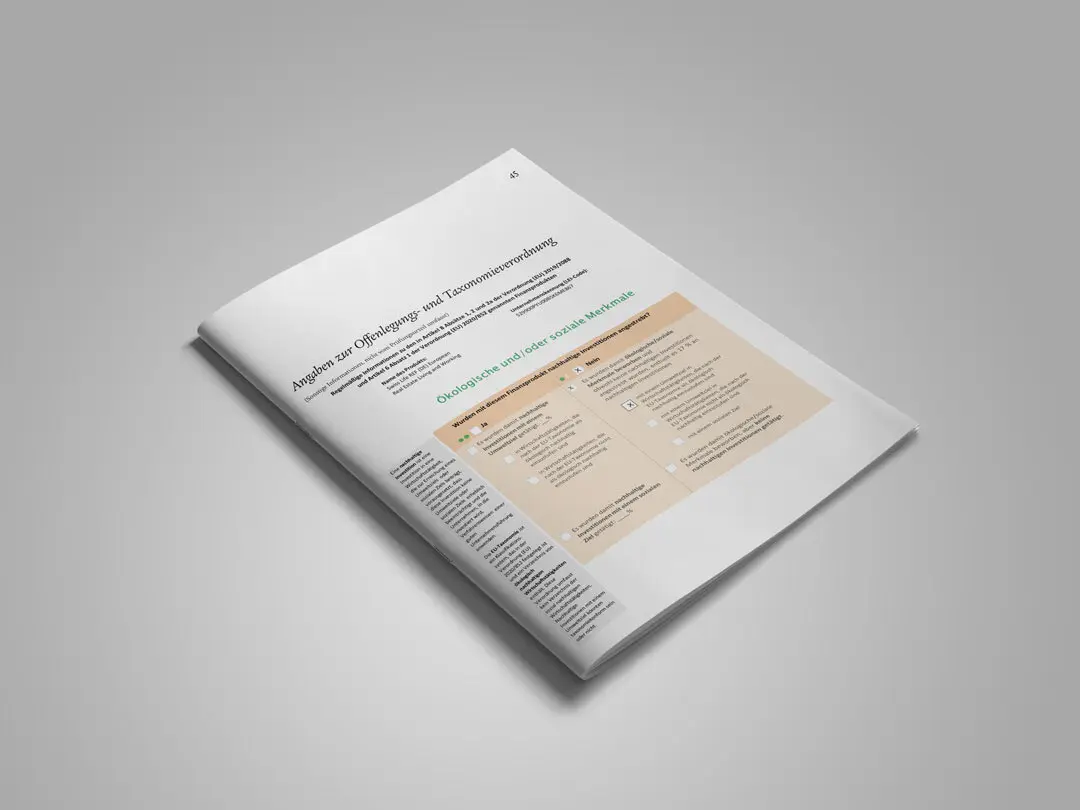 Anhang zum Jahresbericht zum 30. Juni 2025: Regelmäßige Informationen zu den in Artikel 8 Absätze 1, 2 und 2a der Verordnung (EU) 2019/2088 und Artikel 6 Absatz 1 der Verordnung (EU) 2020/852 genannten Finanzprodukten. Stand: 30.06.2025 | Version 3