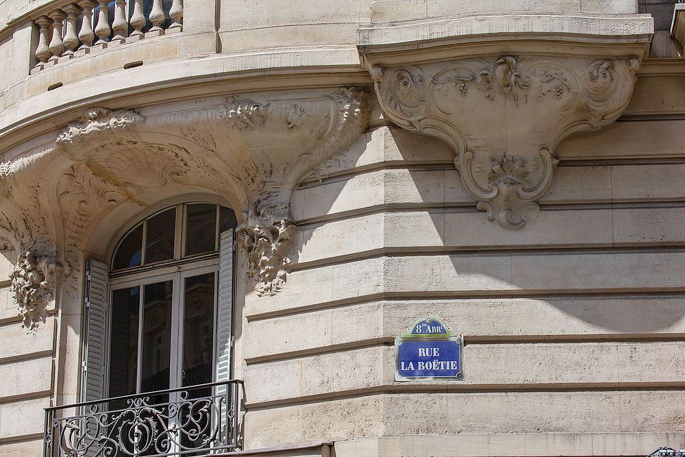 Rue la Boetie, Paris, Frankreich